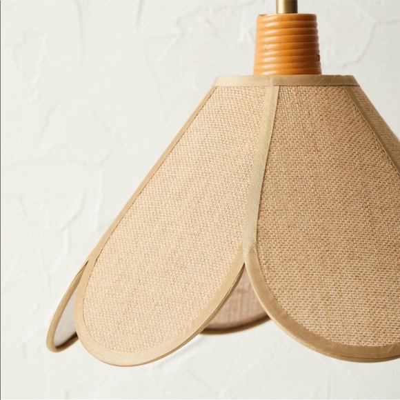 1 Opalhouse Burlap Petal Ceiling Pendant Designed With Jungalow. - Picture 4 of 10